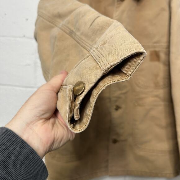 Vintage Carhartt Blanket-Lined Chore Coat “Brown” C01 BRN - Picture 8 of 10